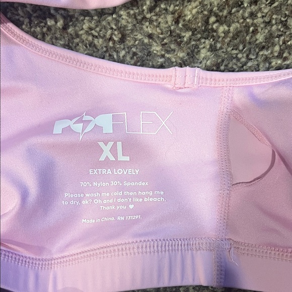 POPFLEX- Corset Bra - Bubblegum Pink - Picture 5 of 5